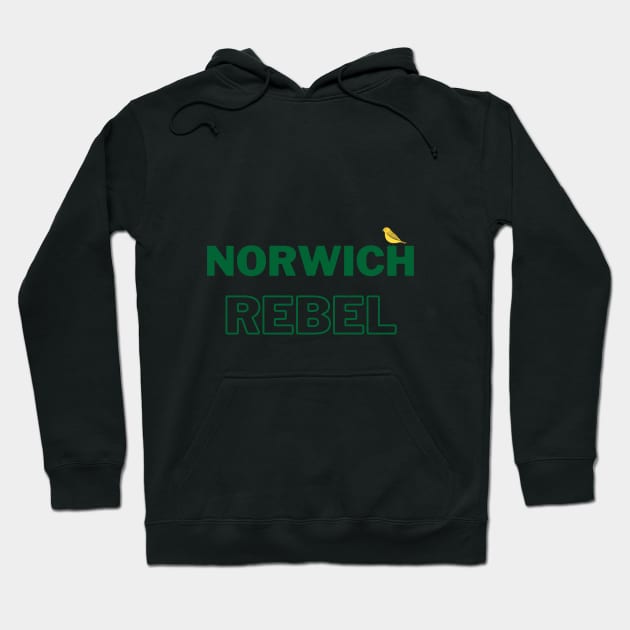 Norwich Rebel Hoodie by MyriadNorfolk